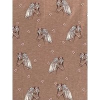 Jersey Stoff Kinderstoff meliert Pferd Glitzer € → Jersey