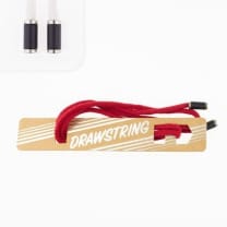 Hoodie Kordel Sweatshirtkordel Drawstring Baumwollkordel mit Kordelende dunkelrot