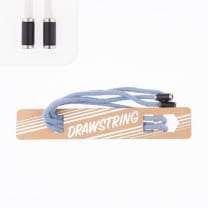 Hoodie Kordel Sweatshirtkordel Drawstring Baumwollkordel mit Kordelende wolkenblau