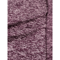 Strickstoff Strickfleece Stoff meliert altviolett