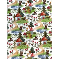 Jersey Stoff Kinderstoff Digitaldruck Wald