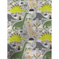 Baumwollstoff Kinderstoff bunte Dinos Breite 160cm 