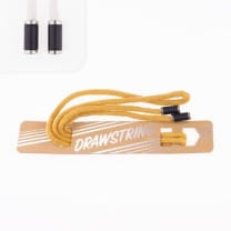 Hoodie Kordel Sweatshirtkordel Drawstring Baumwollkordel mit Kordelende altgelb