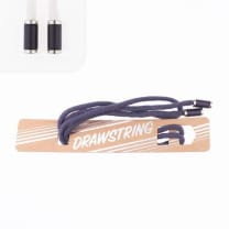 Hoodie Kordel Sweatshirtkordel Drawstring Baumwollkordel mit Kordelende dunkelgrau