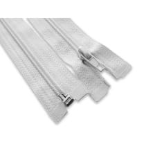 Reißverschluss teilbar Spirale 55 cm weiß