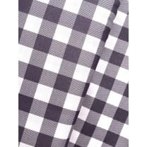 Canvas Stoff Dekostoff Baumwollstoff Karo wasserdicht Breite 140 cm grau