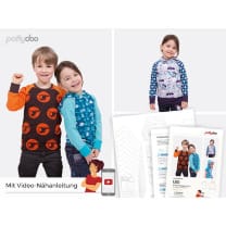 Schnittmuster Leo Kindershirt mit Raglanärmeln by pattydoo