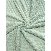 Fellimitat Honigwabe 3 D Plüsch Kuschelweich mint