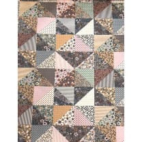 Dekostoff Baumwolle Stoff Patchwork Blümchen Breite 140 cm