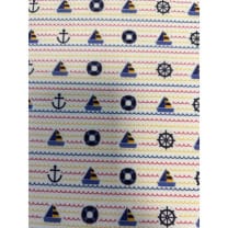 Baumwollstoff Dekostoff Kinderstoff Maritim Webware