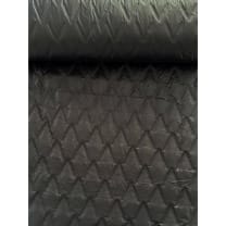 Steppstoff Jackenstoff uni schwarz