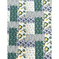 Viskose Stoff Patchwork Optik