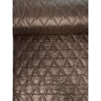 Steppstoff Jackenstoff uni taupe