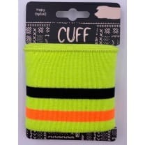 Bündchen Boord Cuff Streifen Neon Öko TEX