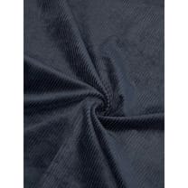 Cord Stoff uni elastisch 6W Stretch Dunkelblau
