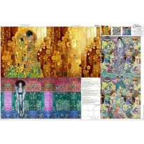 Stoff Panel für 3 Kissenbezüge Canvas Gustav