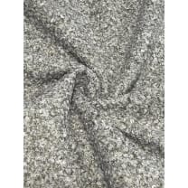 Boucle Stoff grau meliert Breite 150 cm