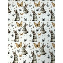 Baumwollstoff Kinderstoff Hase Breite 150cm 