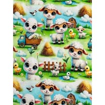 Jersey Stoff Kinderstoff Digitaldruck