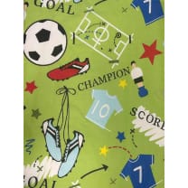 Baumwollstoff Kinderstoff Fußball Breite 160cm ab 50 cm