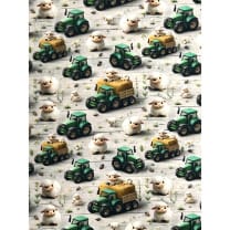 Baumwollstoff Kinderstoff Digitaldruck Bauernhof Breite 150cm