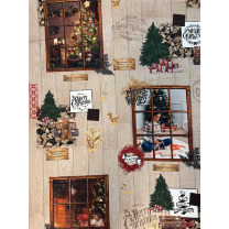 Dekostoff Baumwolle Stoff Christmas Breite 140 cm