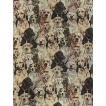Gobelinstoff Dekostoff Hunde