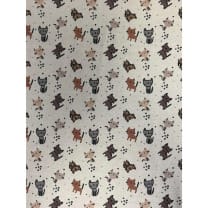 Alpenfleece Muster Katze Digitaldruck Breite 145 cm
