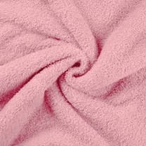 Frottee Stoff Baumwollstoff Kinderstoff uni rosa