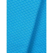 Baumwollstoff Dekostoff Stoff Gänseblümchen türkis