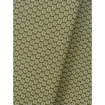 Baumwollstoff Dekostoff Stoff Gänseblümchen khaki