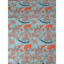 Canvas Stoff Dekostoff Baumwollstoff Kompass ab 50 cm