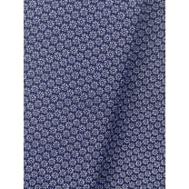 Baumwollstoff Dekostoff Stoff Gänseblümchen dunkelblau