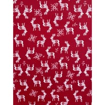 Baumwollstoff Kinderstoff Weihnachten Christmas Reh