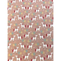 Baumwollstoff Kinderstoff Einhorn mit Luftballons 