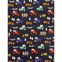 Jersey Stoff Kinderstoff Trecker 