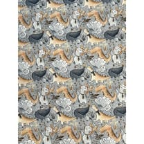 Jersey Stoff Kinderstoff Digitaldruck Happy Dino
