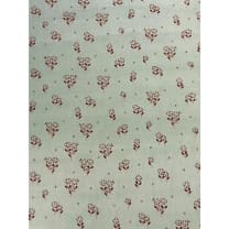 Nicky Stoff Velours Kinderstoff Blümchen mint