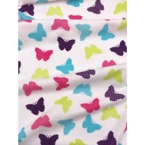 Single Jersey Kinderstoff Schmetterling