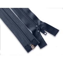 Reißverschluss teilbar Spirale 55 cm grau