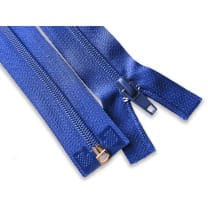 Reißverschluss teilbar Spirale 55 cm blau