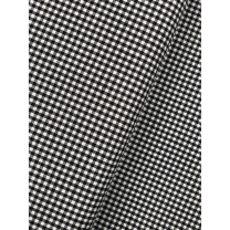 VichyKaro Baumwollstoff Dekostoff 2,5mm schwarz