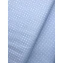 Stoff Punkte Baumwolle Dekostoff Tupfen 1,5 mm hellblau