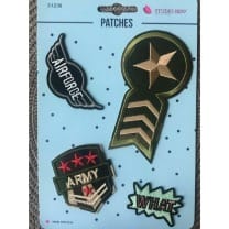 Aufnäher Applikation Patches Army Set 4 Teile