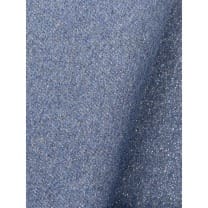 Bündchenstoff im Schlauch uni jeansblau mit Glitzer Lurex ab 50cm