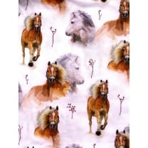 Single Jersey Kinderstoff Pferd Breite 155cm ab 50 cm