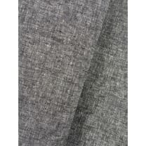 Stoff Leinen Baumwolle uni meliert schwarz Dekostoff Breite 135cm