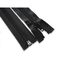 Reißverschluss teilbar Spirale 60 cm schwarz