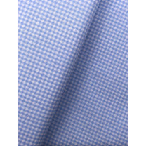 VichyKaro Baumwollstoff Dekostoff 2,5mm hellblau