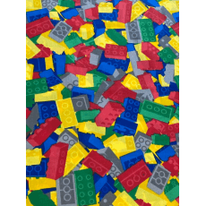 Baumwollstoff Kinderstoff Legosteine Breite 160cm ab 50 cm